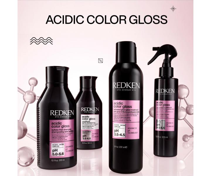 Termoochrann sprej pre dlhotrvajcu farbu a lesk vlasov Redken Acidic Color Gloss - 190 ml