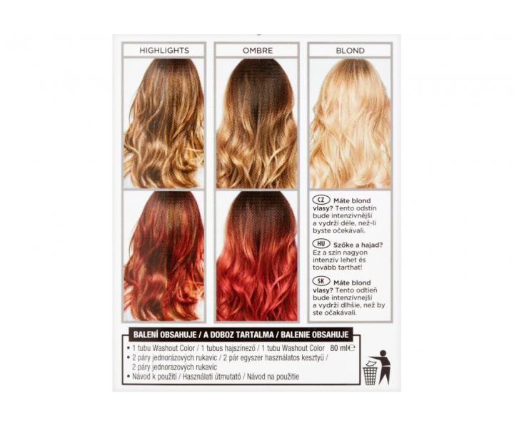 Vymvajci sa farba Loral Colorist Washout Red Hair - erven