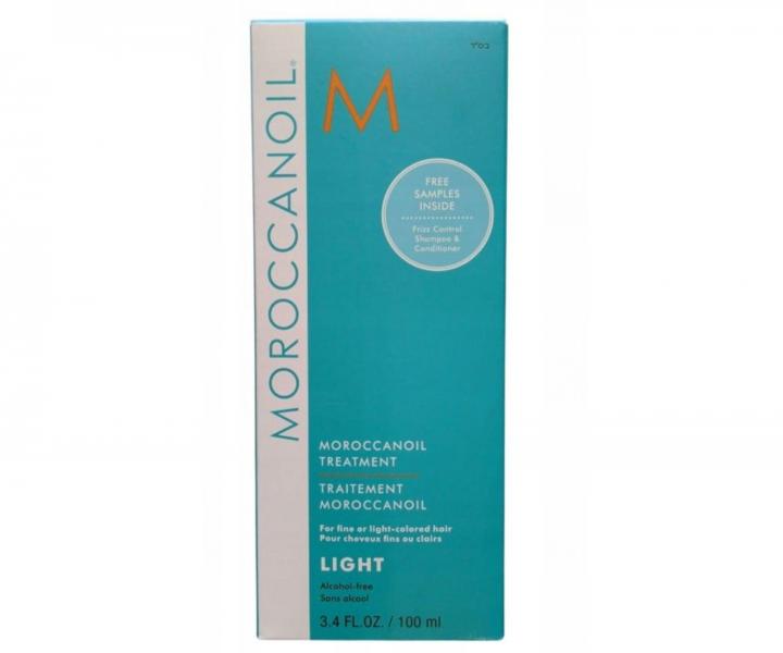 �ahk� olejov� starostlivos� Moroccanoil Treatment Light - 100 ml + �amp�n a kondicion�r Moroccanoil Frizz 2x10 ml zadarmo