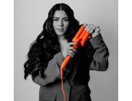 Trojkulma pre stredn vlny Freylish Hair Curler - 25 mm, oranov