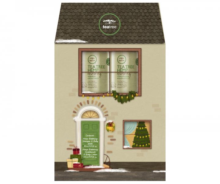 Sada na regenerciu vlasov s konopnm olejom Paul Mitchell Tea Tree Hemp Duo