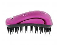 Rozesvacia kefa na vlasy Dessata Original Maxi Swarovski Fuchsia Heart - fuchsiov