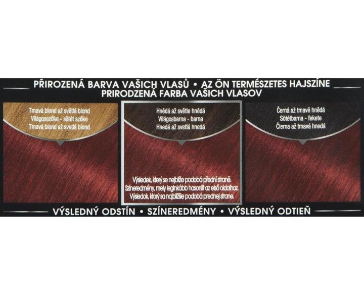Permanentn� olejov� farba Garnier Olia 4.6 tmavo �erven�
