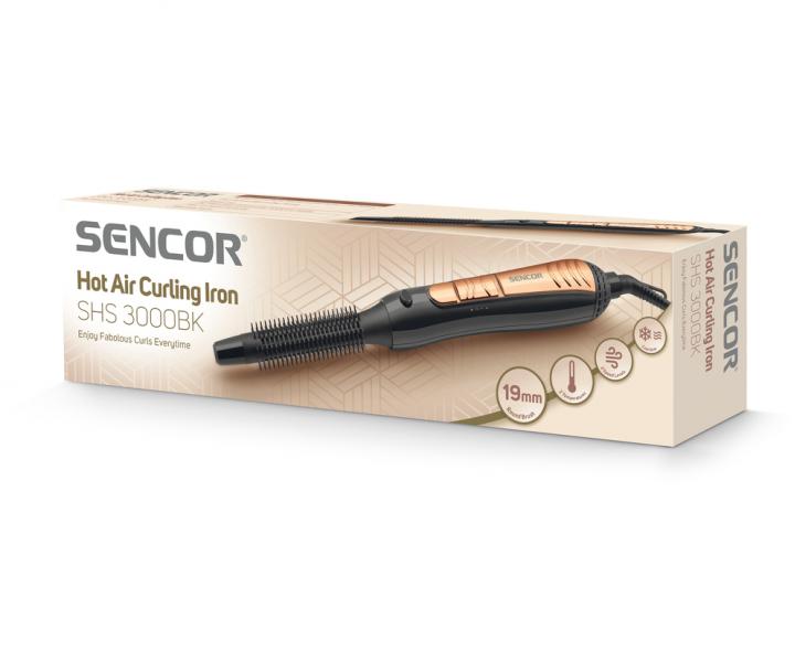 Teplovzdun kulma Sencor Hot Air Curling Iron - 400 W, ierno-bronzov