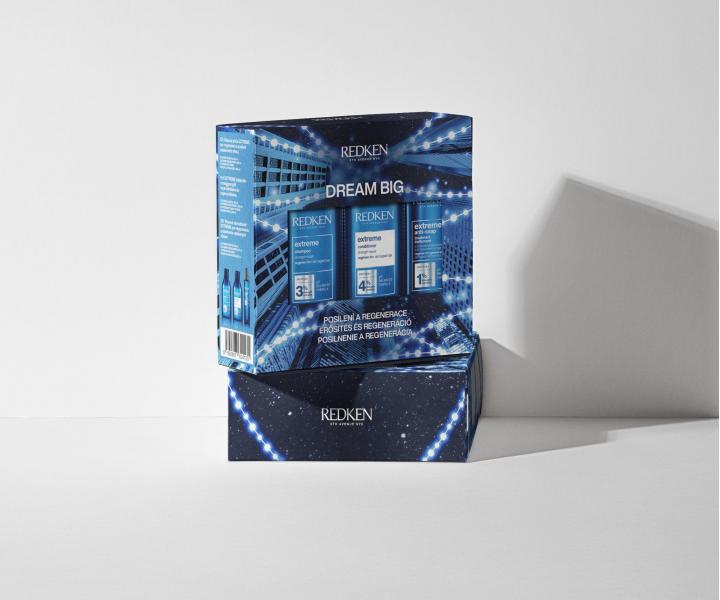 Darekov sada na posilnenie a spevnenie pokodench a scitlivench vlasov Redken Extreme Dream Big