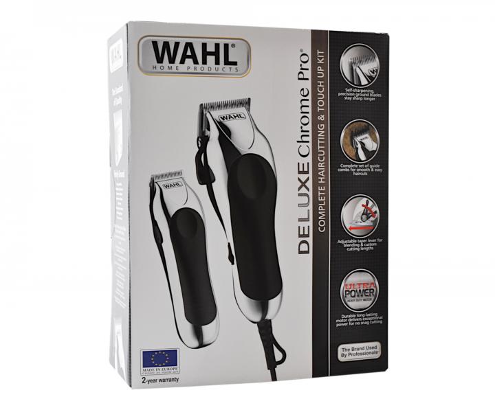 Strojek na vlasy a kontrovac strojek Wahl Deluxe Chrome Pro 79524-2716 - rozbalen, pouit