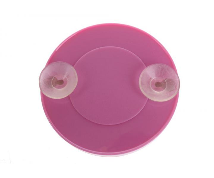 Kozmetick� zv��ovacie zrkadlo s pr�savkami Sibel, ru�ov� (bonus)