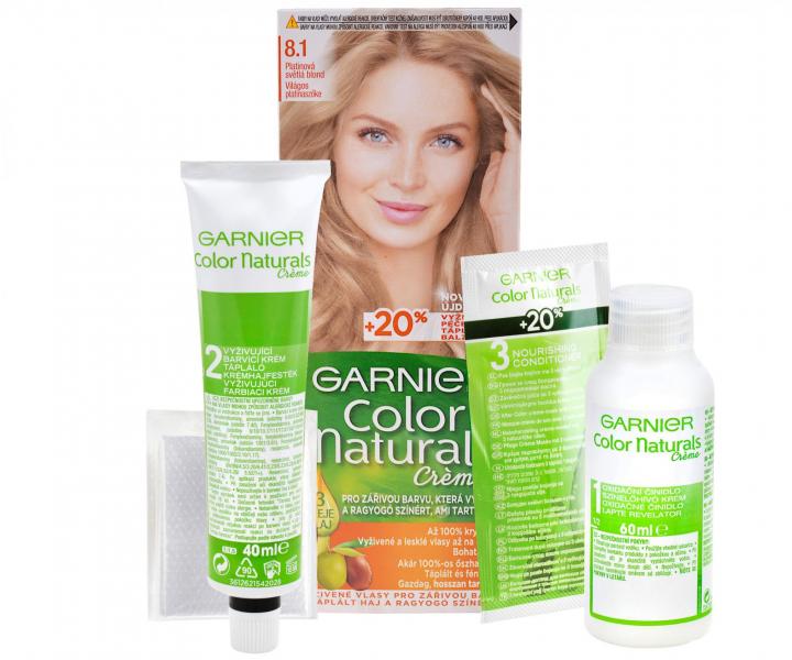 Permanentn farba Garnier Color Naturals 8.1 svetl blond popolav
