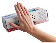 Latexov rukavice pre kadenky Sibel Clean All 100 ks - biele vekosti L - expircia 07/2025