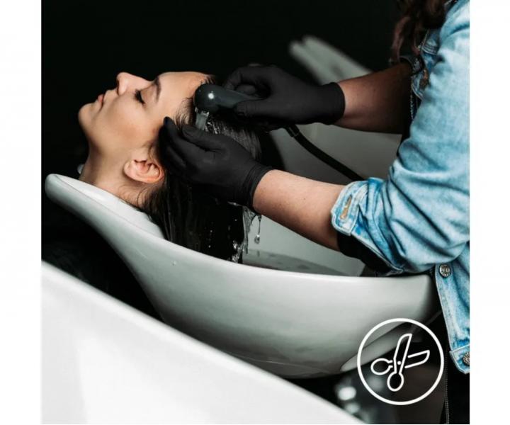 Nitrilov rukavice pre kadernkov Mercator Nitrylex Black 100 ks - ierne, vekos M