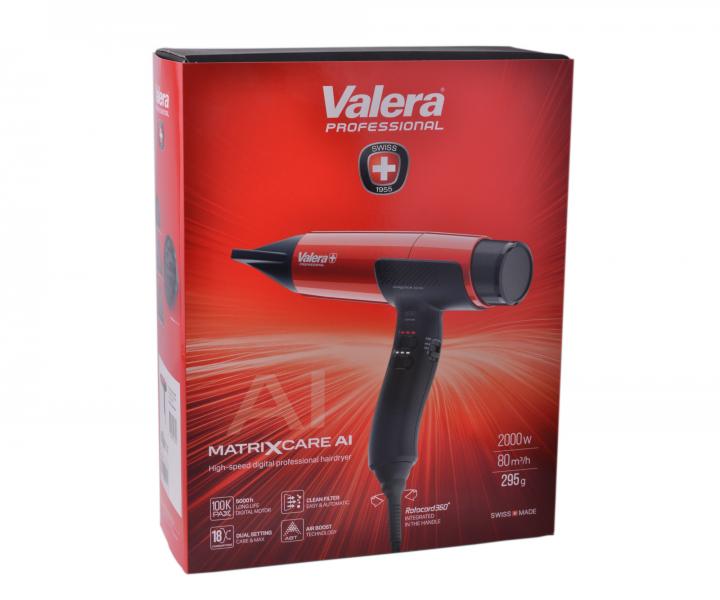 Profesionlny vysokorchlostn digitlny sui vlasov Valera Professional MatriXcare AI - 2000 W, metalick erven