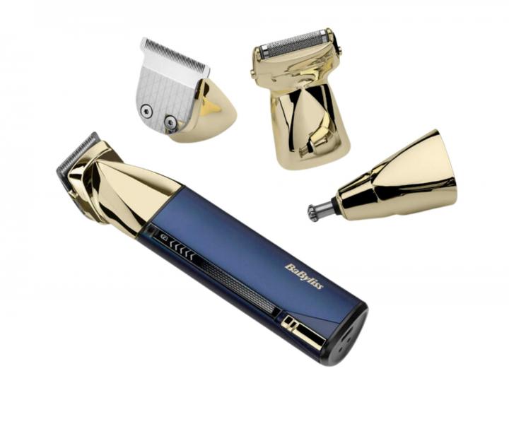 Zastrihovac kontrovac strojek Babyliss MT992E - modro-zlat