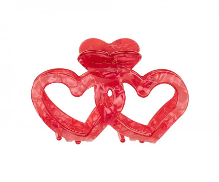kripec do vlasov Invisibobble Clipstar M Oasis Lovers Nest - erven-ruov