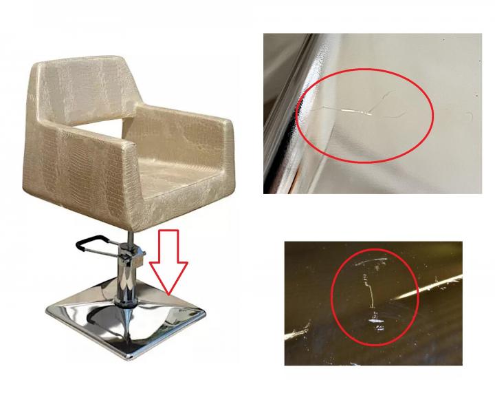 Kadern�cke kreslo Detail Luxor - zlat� (76) - II. akos� - po�kriaban� podstavec