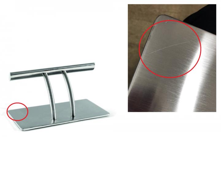 Podnonk na podlahu Sibel Idealizmus - nerezov oce - II. akos - ryhy na podstavci