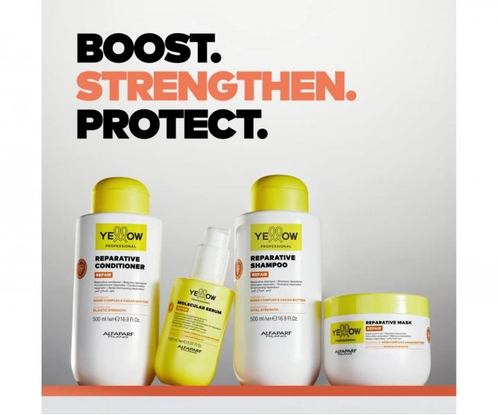 Regenera�n� �amp�n pre po�koden� vlasy Yellow Professional Repair Reparative Shampoo - 500 ml