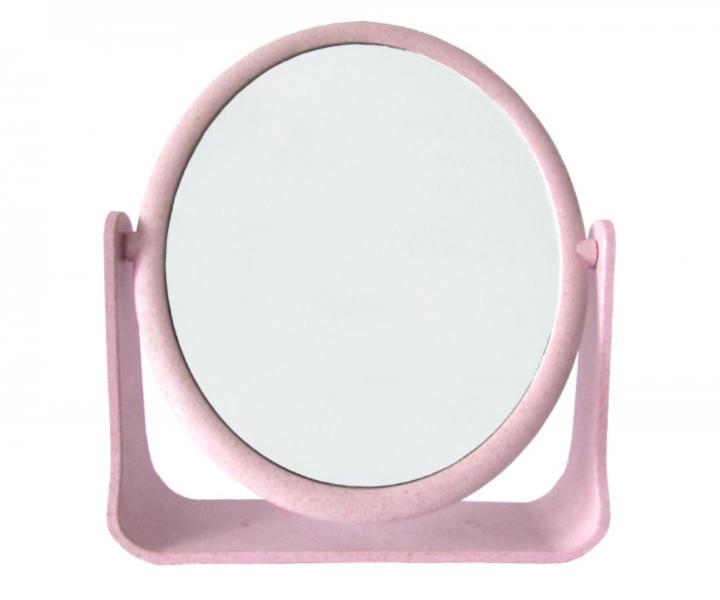 Obojstrann� kozmetick� ov�lne zrkadlo Duko 1026 so stojanom - ru�ov�