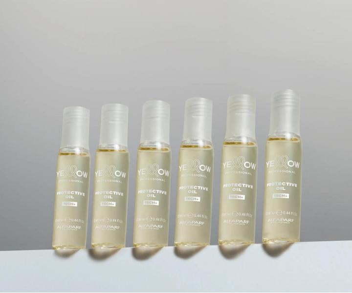 Ochrann� olej na vlasy a poko�ku hlavy pri farben� a zosvet�ovan� Yellow Professional Tech+ Protective Oil - 6 x 13 ml