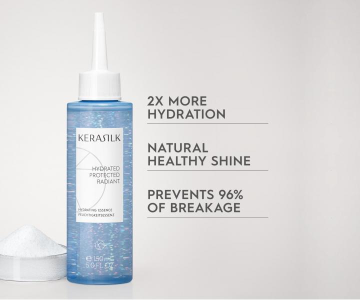 Hydratan oplachov esencia pre such a pokoden vlasy Kerasilk Hydrating Essence - 150 ml