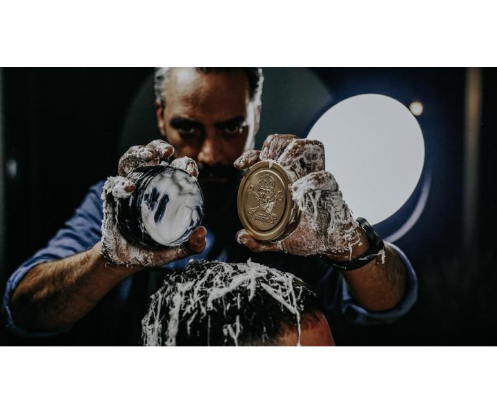 Vlknit pomda na vlasy so strednou fixciou Barbertime Fiber Pomade Spider - 150 ml