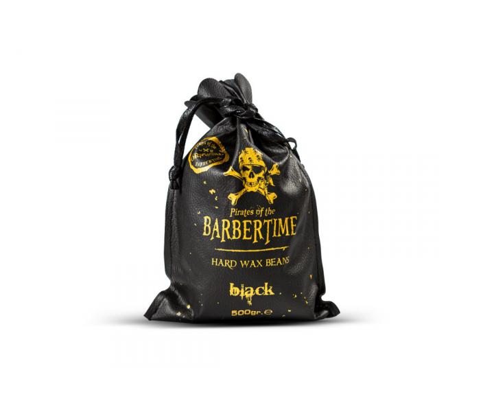 Depilan vosk pre muov Pirates of the Barbertime Hard Wax Beans Black - ierny, 500 g