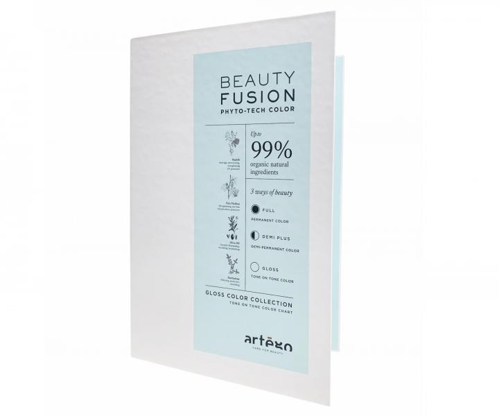 Vlasov vzorkovnk farieb Artgo Beauty Fusion Phyto-Tech Color Gloss Color Collection