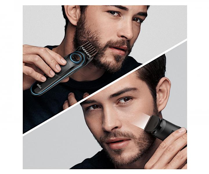 Zastrih�va� vlasov a f�zov Braun BeardTrimmer 3 BT3340 + holiaci stroj�ek Gillette Proglide zadarmo