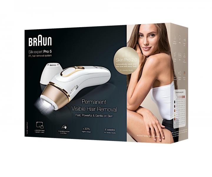 IPL epiltor Braun Silk-expert Pro 5-PL5054 + holiaci strojek Venus Extra Smooth zadarmo