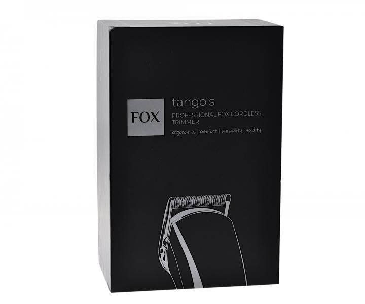 Kontrovacia strojek na vlasy a fzy Fox Tango S, strieborn - rozbalen, pouit