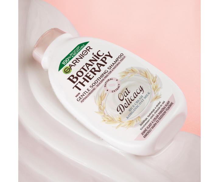 Jemn upokojujci ampn Garnier Botanic Therapy Oat Delicacy Gentle Soothing Shampoo - 400 ml