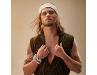 �atka do vlasov so �pir�lovou gumi�kou Invisibobble Spandana Be-You-Tiful - modr� batikovan�