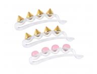 Sada pirlovej gumiky s maou a sponiek Invisibobble Wrapstar and Waver Sauvage Beauty