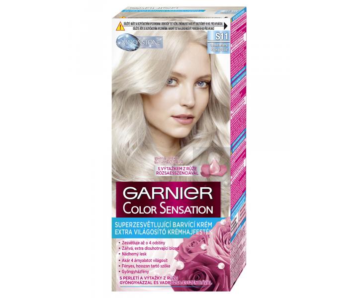 Superzosvetujci farba Garnier Color Sensation S11 oslniv strieborn