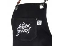 Kadern�cka z�stera Angry Beards Barber Apron - �ierna
