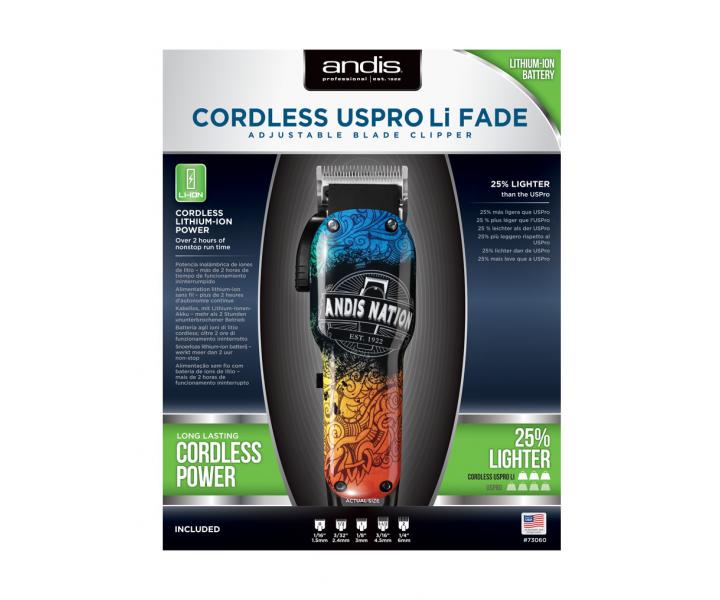 Profesion�lny stroj�ek na vlasy Andis Uspro Li Fade 73060