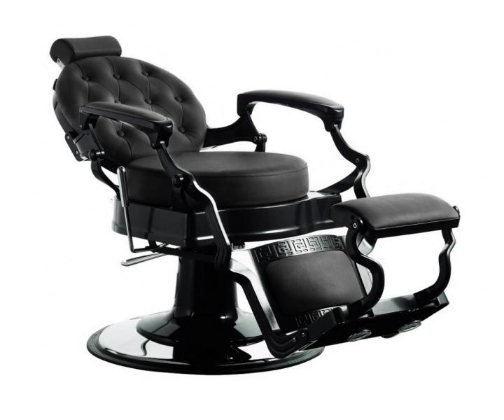 Kadern�cke barber kreslo Hairway Romeo - �ierne - II. akos� - odreniny na podstavci