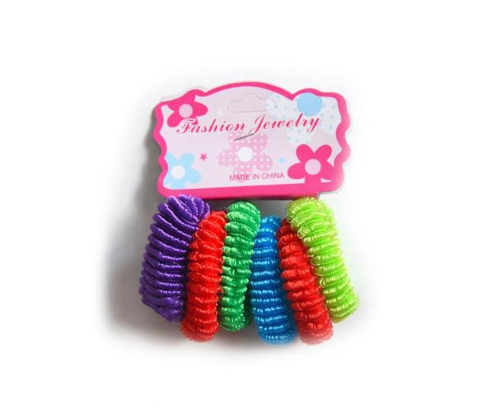 Gumi�ky do vlasov Detail pr.4 cm DHSXR-2 - 6 ks, viacfarebn� (bonus)
