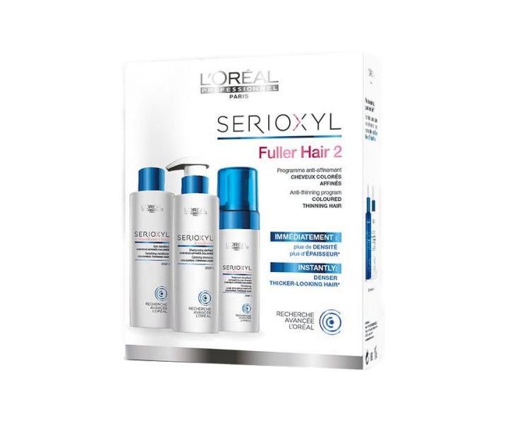 Bal��ek Serioxyl Fuller Hair 2 proti rednutiu vlasov - pre farben� vlasy