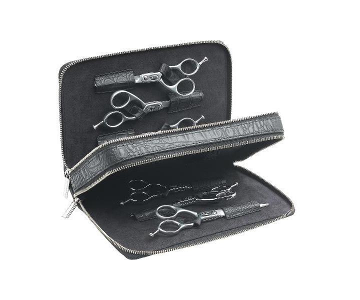 Puzdro na kaderncke nonice a stylingov nstroje Sibel - ierne