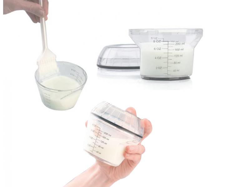 Shaker, odmerka a miska Sibel 3v1 - 200 ml