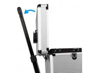 Kaderncky a kozmetick kufor na kolieskach Sibel Windows - strieborn