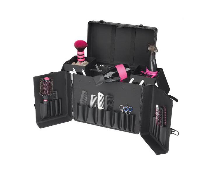 Kaderncky a kozmetick kufor na kolieskach Sibel Windows - strieborn