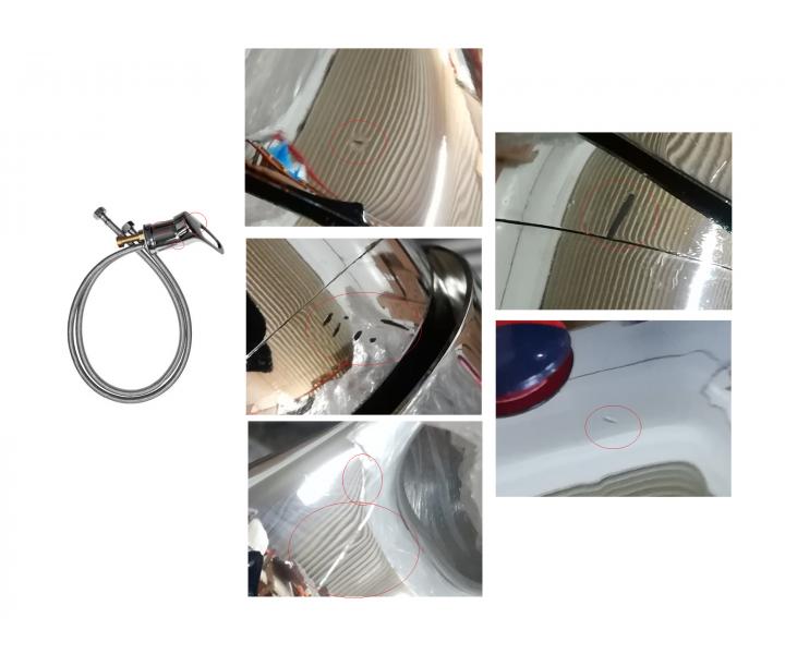 Zmie�avacia bat�ria pre um�vac� box Detail, p�ka s otvorom - II. akos� - odreniny