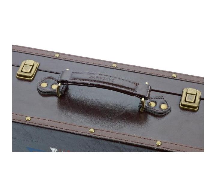 Retro kufor na pomcky Barburys Sibel - tmavo hned