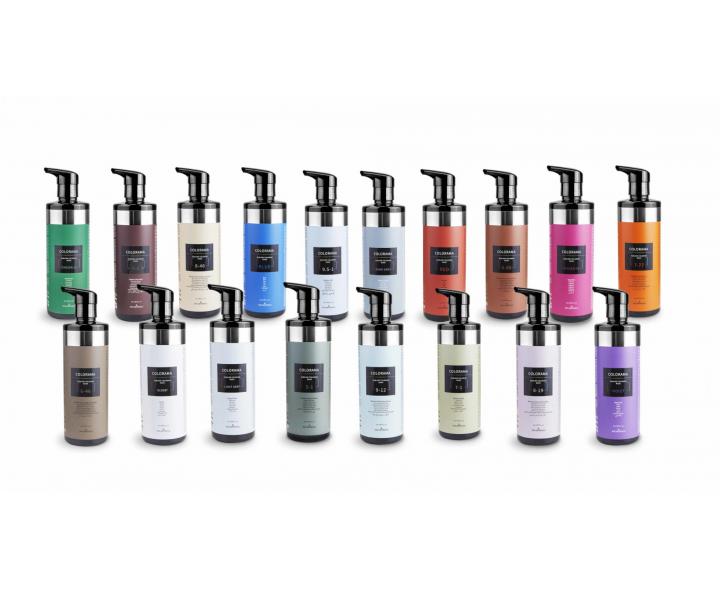 Semi-permanentn regeneran maska Klral System Colorama Emerald - 500 ml, smaragdovo zelen