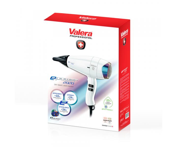 Profesionlny fn na vlasy Valera ePower 2020 eQ - 1600 W, biely
