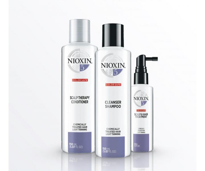 Rad pre mierne rednce chemicky oetren vlasy Nioxin System 5