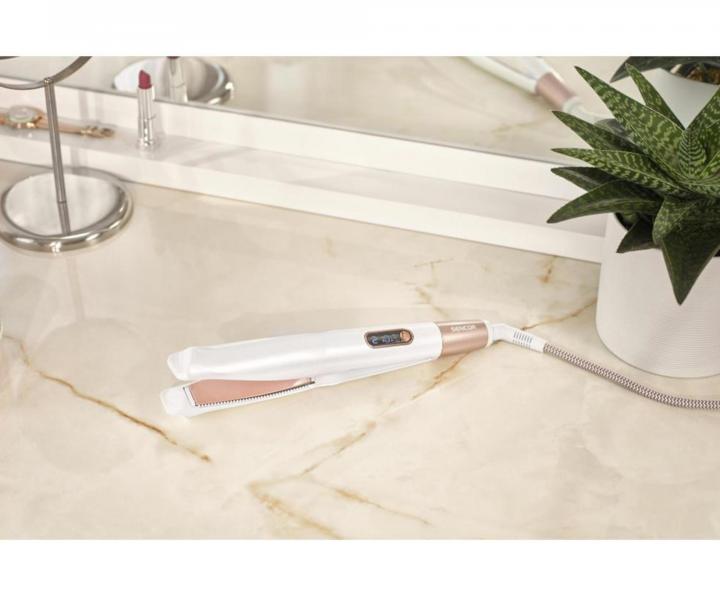 ehlika a kulma na vlasy 2v1 Sencor SHI 4601GD - perleov biela/ruov