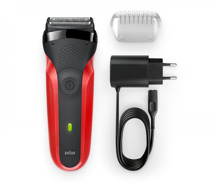 Plan�etov� holiaci stroj�ek Braun Series 3 ProSkin 300s - �erven�