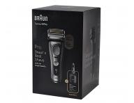 Planetov holiaci strojek s nabjacou a istiacou stanicou Braun Series 9 Pro 9467cc - strieborn